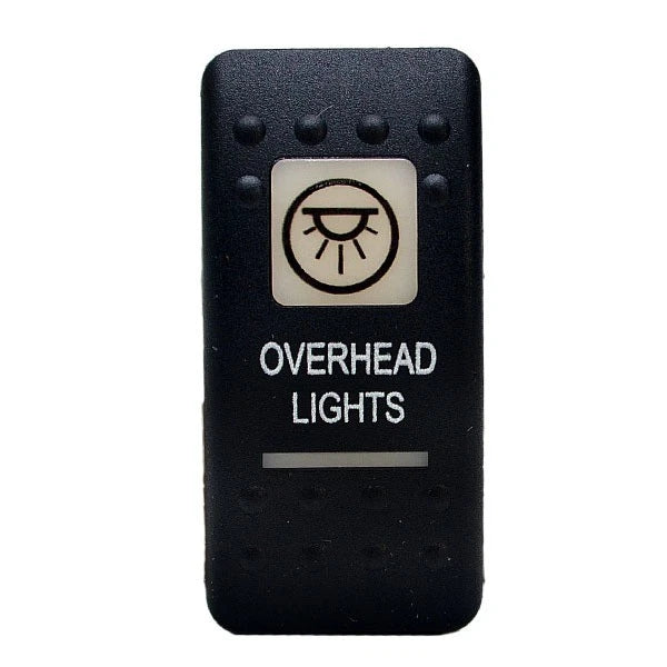 Carling Boat Contura II Rocker Switch Actuator - Overhead Lights Lit