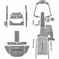 Moomba Boat Non-Skid Deck Mat Kit 123265 - Max GatorStep Concrete 2023