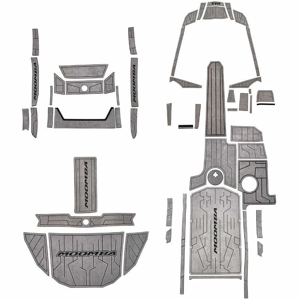 Moomba Boat Non-Skid Deck Mat Kit 123265 - Max GatorStep Concrete 2023