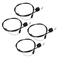 (pack of 4) Engine Control Cable for 2001 - 2004 Husqvarna 7021 CMB Lawn Mower