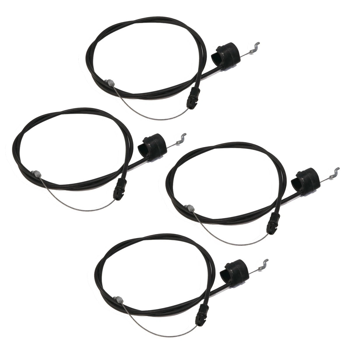 (pack of 4) Engine Control Cable for 2001 - 2004 Husqvarna 7021 CMB Lawn Mower
