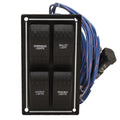 Pacer Boat Switch Panel SP-3309680 - Pursuit Lighting 20A 12V Black