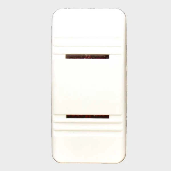 Carling Boat Rocker Switch Plate - Blank White Actuator