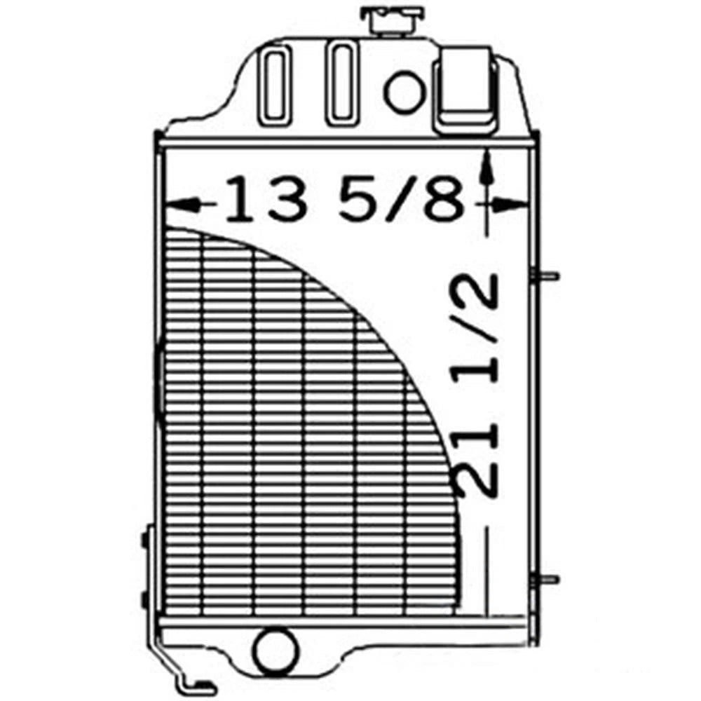 1406-6353 - Radiator Fits John Deere