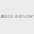 Crestliner Boat Decal 2201929 - 2000 Intruder Metallic Silver Black