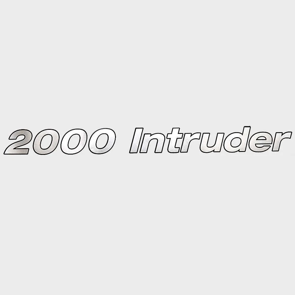 Crestliner Boat Decal 2201929 - 2000 Intruder Metallic Silver Black