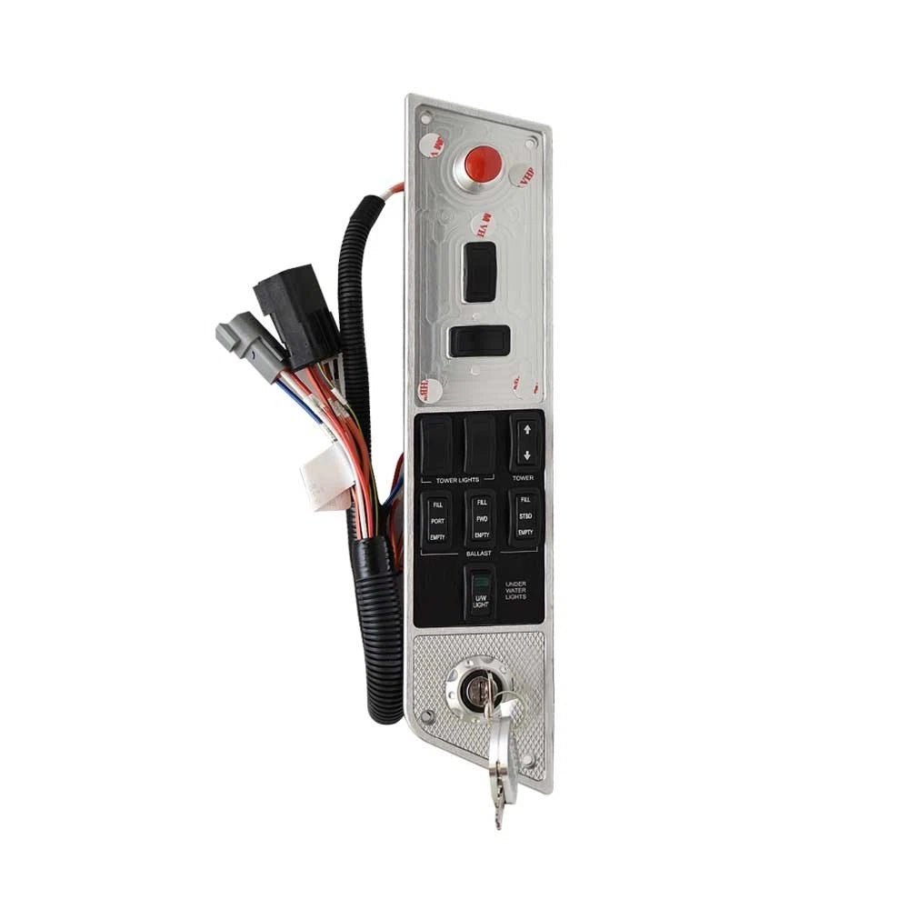 MasterCraft Boat Ignition Switch Panel 500604 - X20 Inboard Aluminum