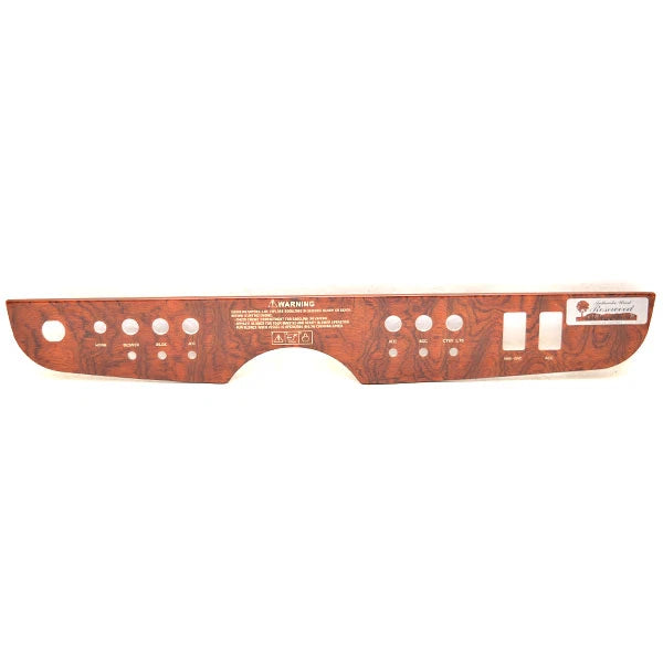 Four Winns Boat Blank Switch Panel 025-3801 - 24 X 3 1/2 Inch Rosewood