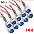 Small Indicator 10pcs Truck 12V Warn 20cm Wire 8mm Accessories Boat