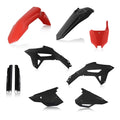 ACERBIS Plastic Kit Full Hon Red/Black Fits Honda CRF250R & CRF450R 2021-2024
