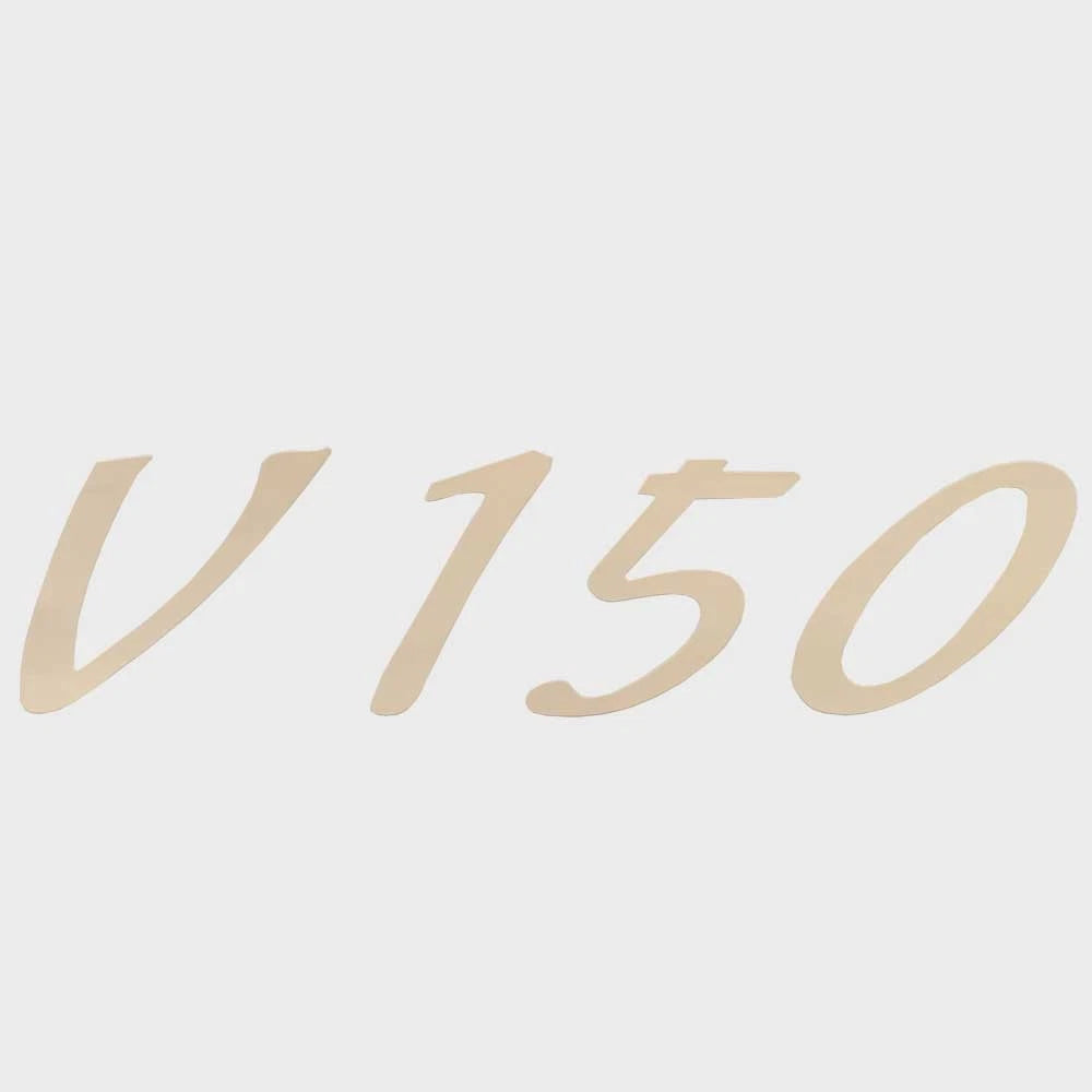 G3 Boat Model Decal 73405125 - V150 Cream 9 X 2 1/8 Inch 2014
