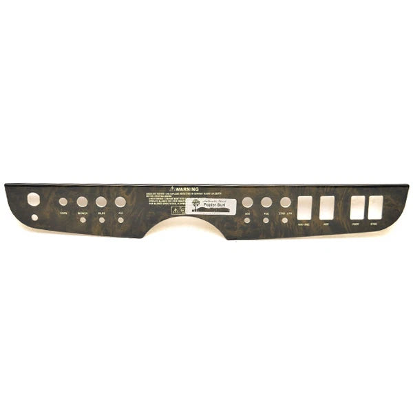 Four Winns Boat Blank Switch Panel 025-3532 - 260 Horizon Poplar Burl