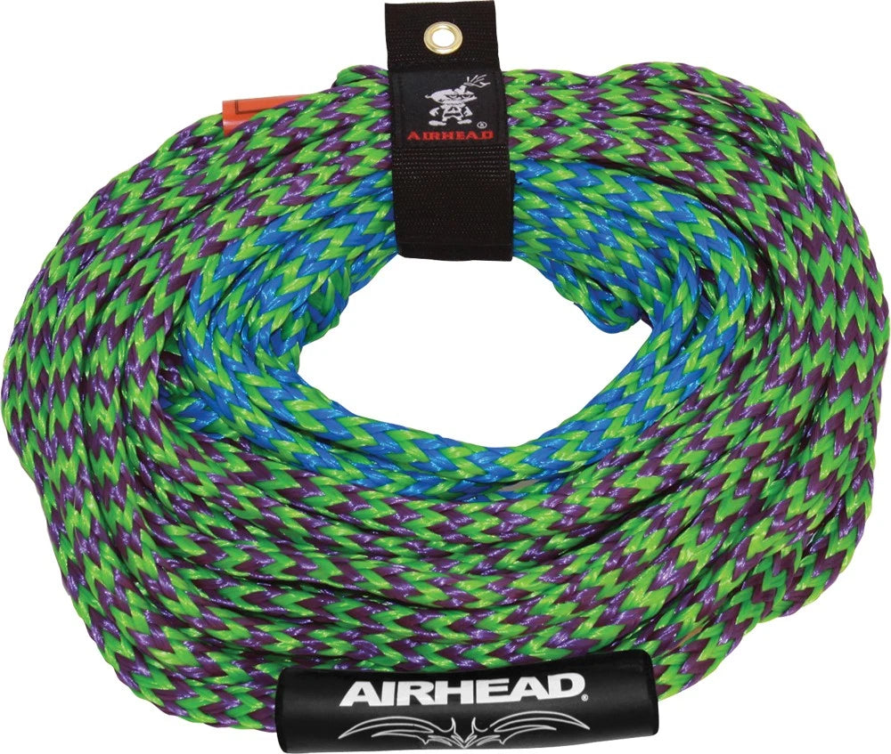 Airhead 2-Section Tow Rope for Inflatables 50-60 Ft, Uv-Resistant Watercraft