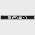 Lowe Boat Emblem Decal 2370889 - SF 194 Black Sticker