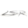 Larson Boat Raised Logo Decal 8624-1444 - Silver 31 X 6 3/8 Inch