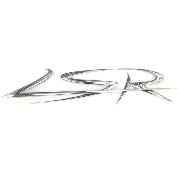 Larson Boat Raised Logo Decal 8624-1444 - Silver 31 X 6 3/8 Inch