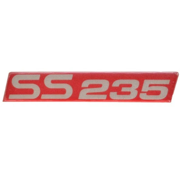 MasterCraft Boat Decal 758089 - SS 235 Red Silver Vinyl 7 1/2 Inch