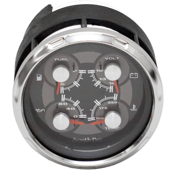 Faria Boat Multifunction Gauge GFC629A - South Bay 3 1/4 Inch Black