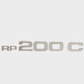 Ranger Boat Raised Emblem Decal 322597 - RP200C Reata Silver Sticker