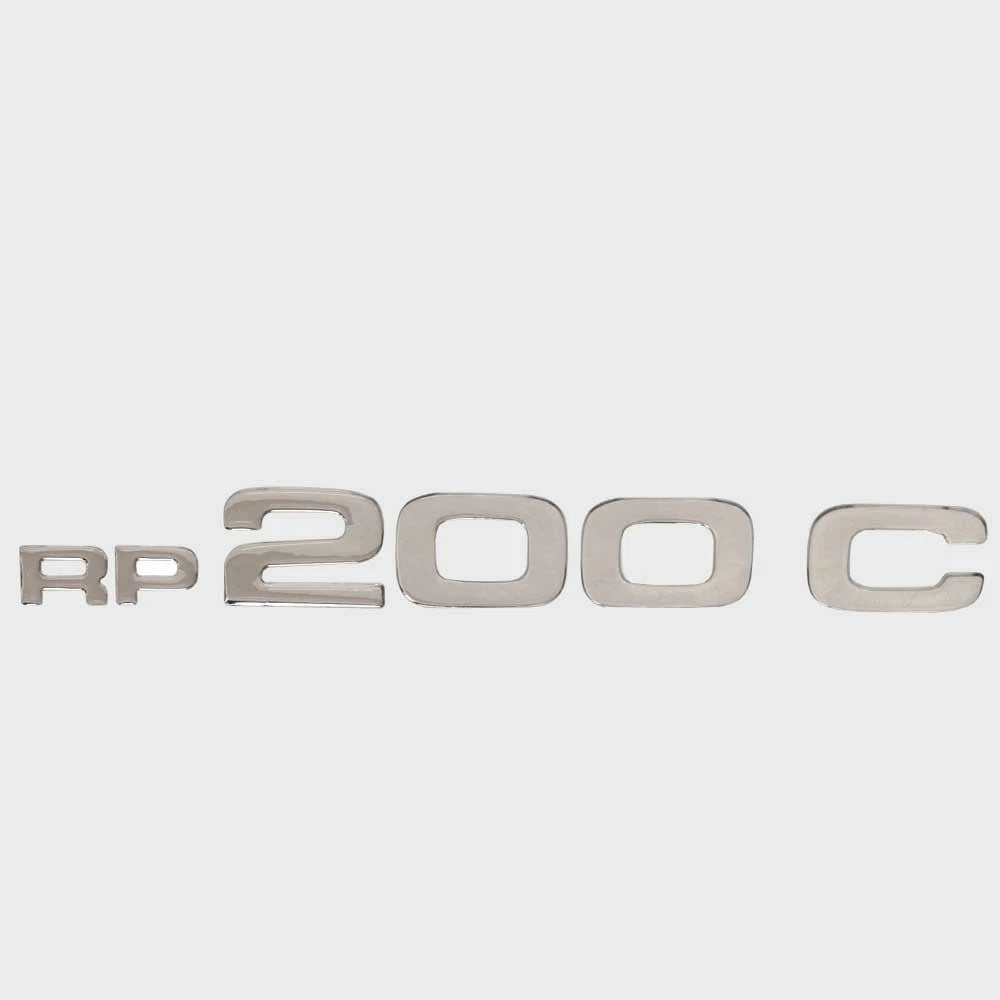Ranger Boat Raised Emblem Decal 322597 - RP200C Reata Silver Sticker