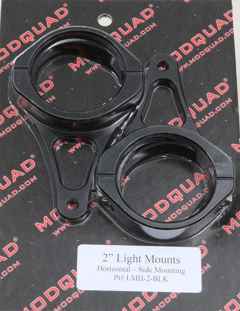 MODQUAD Mq Light Mount 2 Inch Horizontal Mount Black for ATV/UTV 28-40122