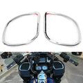 Chrome Front Speaker Trim for Harley Road Glide Custom FLTRX FLTR 15-18