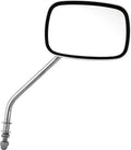 HARDDRIVE Mirror OE Style 8" Stem Left/Right Chrome for Harley Davidson