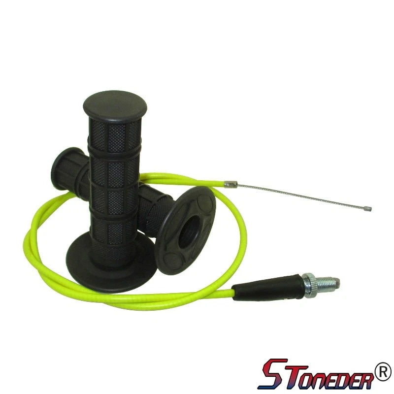 STONEDER 990mm Throttle Cable Handle Grips for 50cc - 160cc Pit Dirt Bike