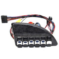 Lund Boat Switch Panel 2117985 - 9 X 5 Inch Black Woodgrain (scuffs)