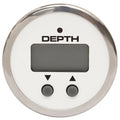 Veethree Boat Digital Depth Finder Gauge 67399 - Lido White 2 Inch