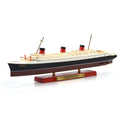 1/1250 Normandie Cruise Ship Alloy Model Boat Souvenir Static Display Collection