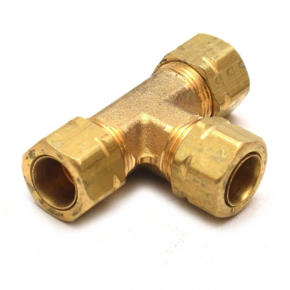 Four Winns Boat Compression Fitting Tee 035-1641 - 3/8 Inch Brass