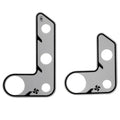 Sea-Doo Jet Boat Panel Decals - Blank Gray Stickers (set of 2)