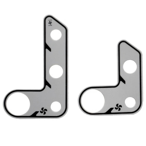 Sea-Doo Jet Boat Panel Decals - Blank Gray Stickers (set of 2)