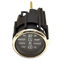 Faria OMC Boat Systems Check Gauge GPK614A - 2 Inch