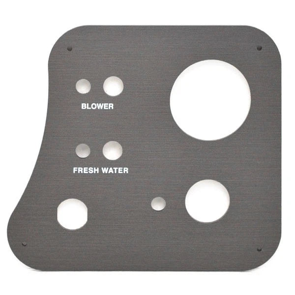 Hurricane Boat Blank Ignition Panel 286189 - SunDeck Sport Dark Gray