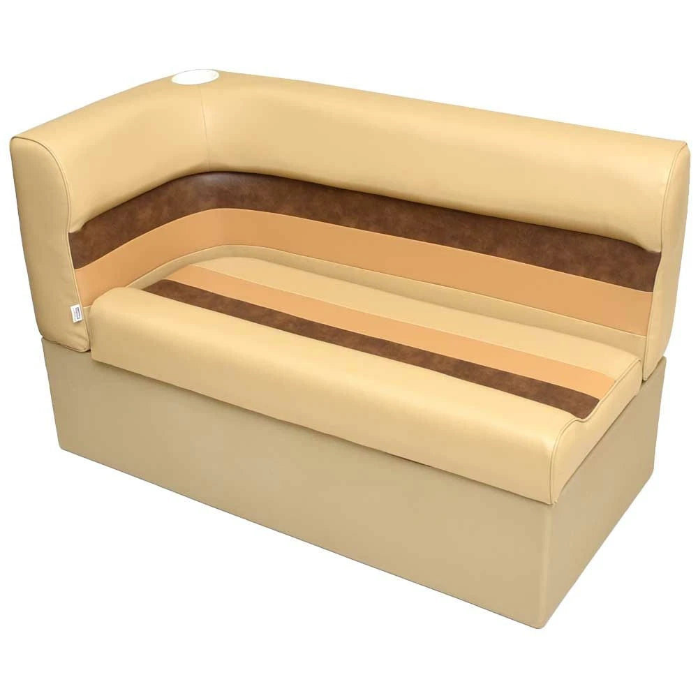 Wise Pontoon Boat Couch Seat 8WD108-1010 - Radius Right Corner Sand