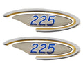 Four Winns Boat Raised Decals 055-2756 - 225 Stickers (pair)