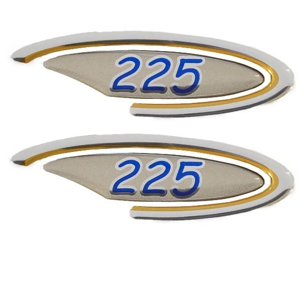 Four Winns Boat Raised Decals 055-2756 - 225 Stickers (pair)