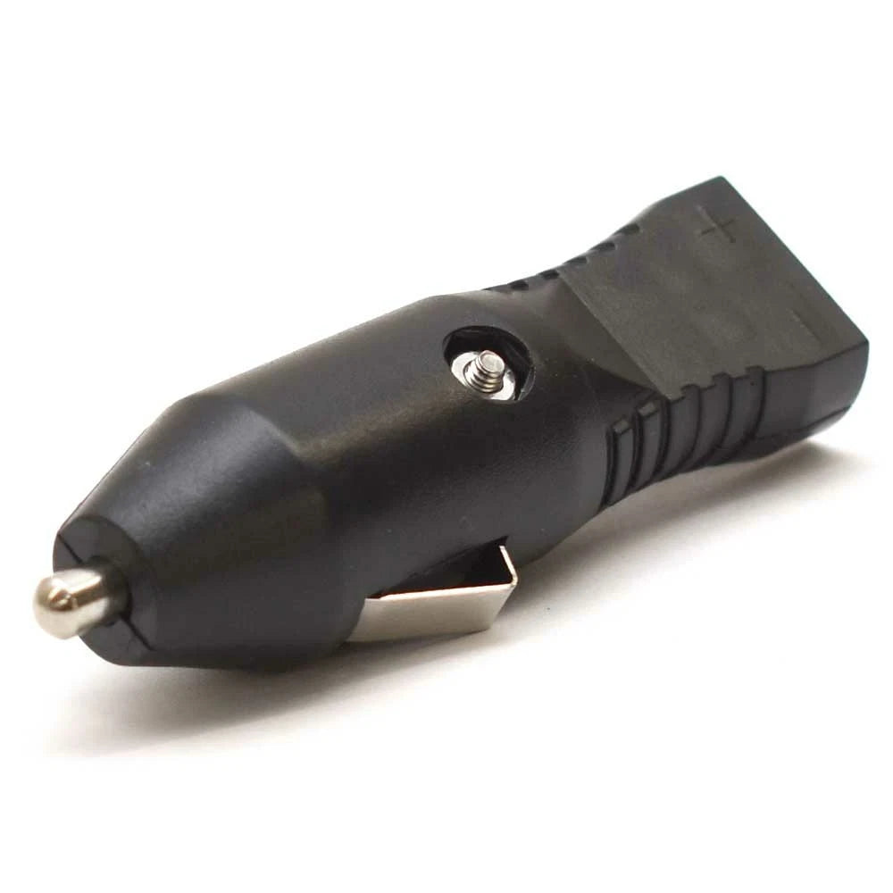 Whitecap Boat Adaptor Plug S-8073C - Black Nylon 12V 2 3/4 X 7/8 Inch