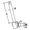 Spindle Fits Massey Ferguson Models 519390M91