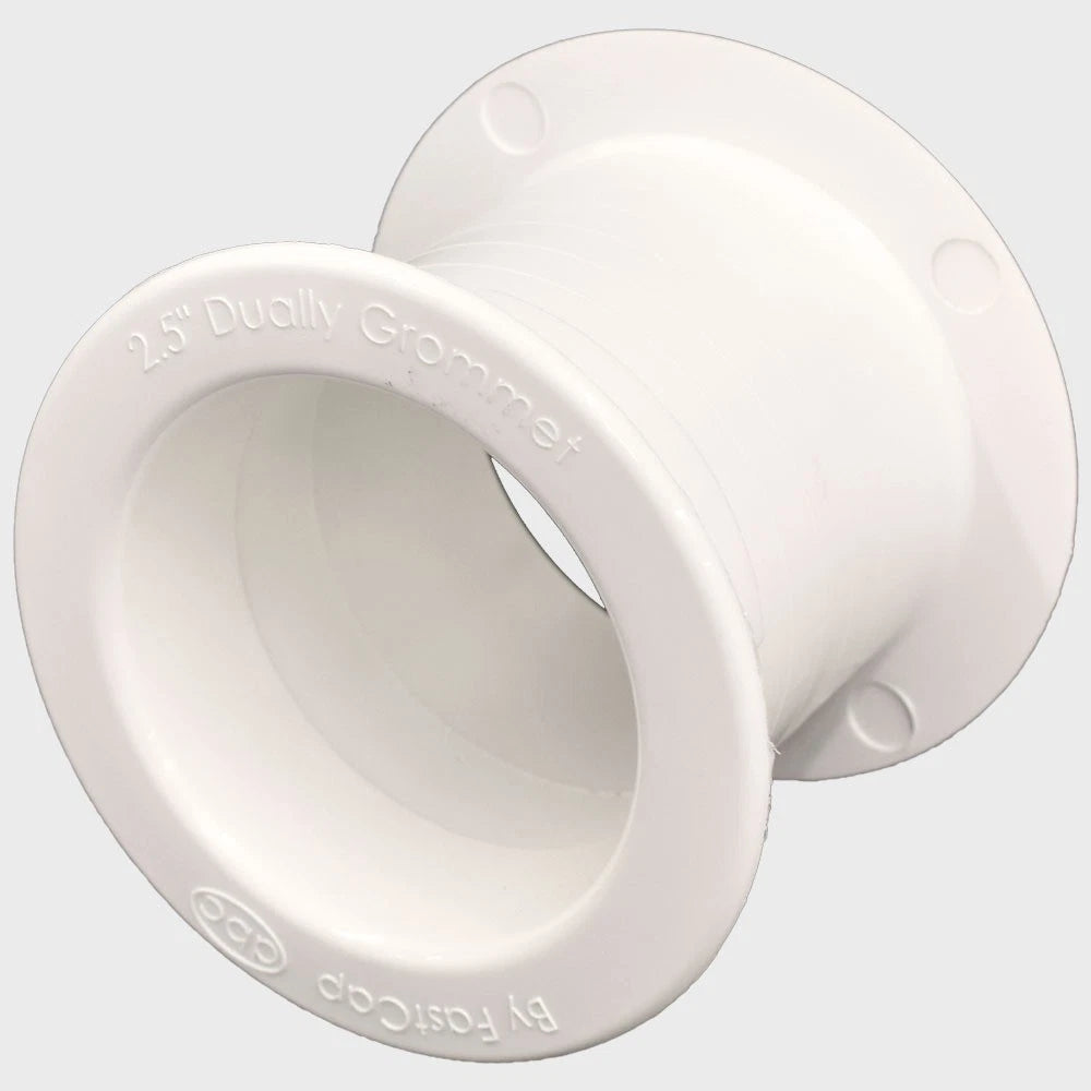 FastCap Boat Dually Grommet 2200-0305 - 2 1/2 Inch White Plastic