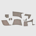 Larson Boat Non-Skid Deck Mats 8138170 - Gray (set of 9)