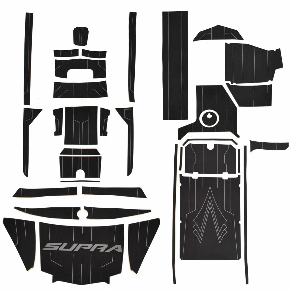Supra Boat Non-Skid Floor Mat Kit 121117 - SL (SK) Black 2021