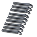 9 (nine) Pack Bicycle Tire - Tube Change Removal Levers Tool Set - Black