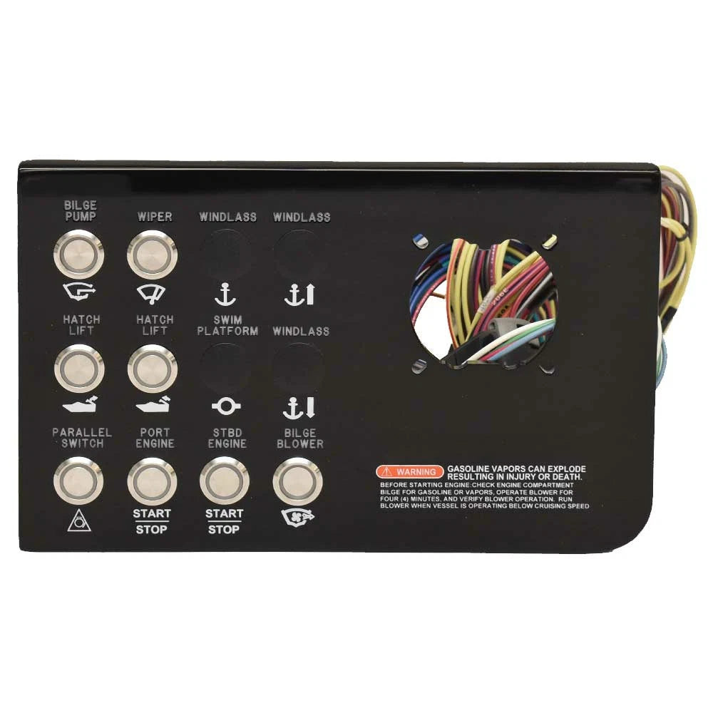 Sea Ray Boat Dash Switch Panel 2279776 - Sundancer 320 Acrylic 2017 - 2018 (STBD
