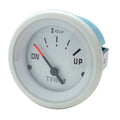 Teleflex Boat Trim Gauge 31740 - BRP OMC Suzuki 2 Inch White