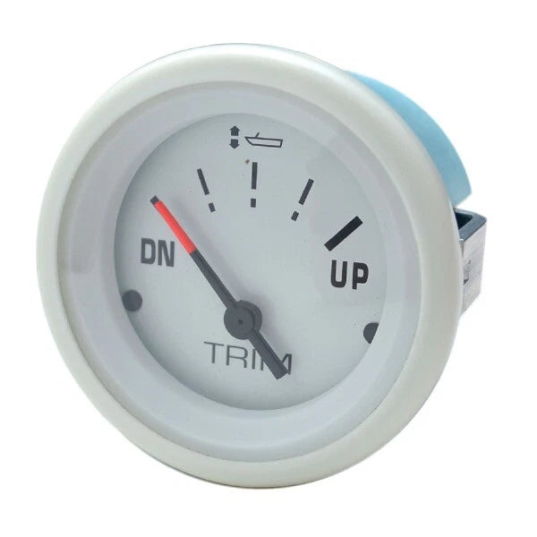 Teleflex Boat Trim Gauge 31740 - BRP OMC Suzuki 2 Inch White