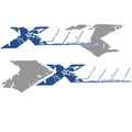 MasterCraft Boat Hull Decals 758128 - X-Star M. Blue Stickers (2 PC)