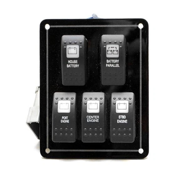 Four Winns Boat Battery Switch Panel 025-4256 - Helm Triple Engine